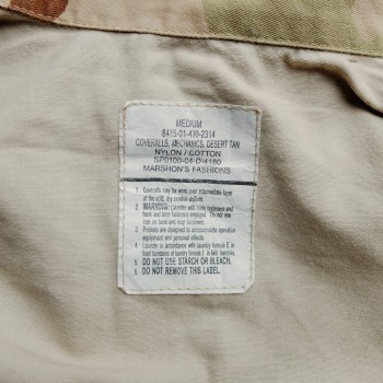 US Operator's Coverall